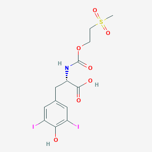 3,5-Diiodo-N-{[2-(methanesulfonyl)ethoxy]carbonyl}-L-tyrosine