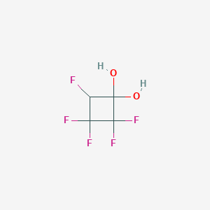 2,2,3,3,4-Pentafluorocyclobutane-1,1-diol