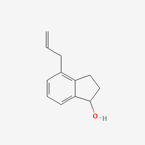 molecular formula C12H14O B15444301 4-(Prop-2-en-1-yl)-2,3-dihydro-1H-inden-1-ol CAS No. 66293-92-3