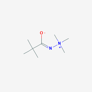 molecular formula C8H18N2O B15444313 (1Z)-2,2-dimethyl-N-(trimethylazaniumyl)propanimidate CAS No. 63726-74-9