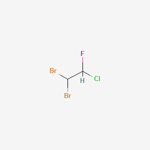 molecular formula C2H2Br2ClF B15444348 1,1-Dibromo-2-chloro-2-fluoroethane CAS No. 63708-08-7