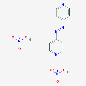 molecular formula C10H10N6O6 B15444354 Dipyridin-4-yldiazene;nitric acid CAS No. 64621-62-1