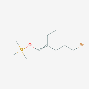 [(5-Bromo-2-ethylpent-1-en-1-yl)oxy](trimethyl)silane