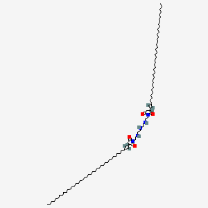 molecular formula C98H187N5O4 B15444491 2,5-Pyrrolidinedione, 1-(2-((2-((2-((2-(2,5-dioxo-3-(tetracontenyl)-1-pyrrolidinyl)ethyl)amino)ethyl)amino)ethyl)amino)ethyl)-3-(dotetracontenyl)- CAS No. 64365-62-4