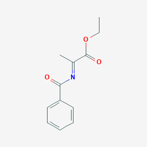 molecular formula C12H13NO3 B15444507 Ethyl (2E)-2-(benzoylimino)propanoate CAS No. 63456-06-4