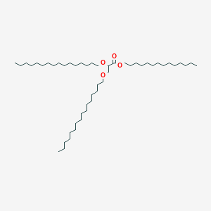 molecular formula C49H98O4 B15444525 Tetradecyl 2,3-bis(hexadecyloxy)propanoate CAS No. 64713-39-9