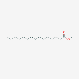 molecular formula C17H34O2 B15444547 Methyl 2-methylpentadecanoate CAS No. 64120-62-3