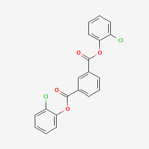 molecular formula C20H12Cl2O4 B15444566 Bis(2-chlorophenyl) benzene-1,3-dicarboxylate CAS No. 65270-90-8