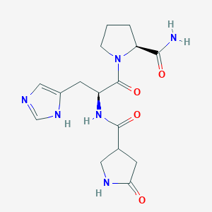 molecular formula C16H22N6O4 B15444614 N-(5-Oxopyrrolidine-3-carbonyl)-L-histidyl-L-prolinamide CAS No. 63836-95-3