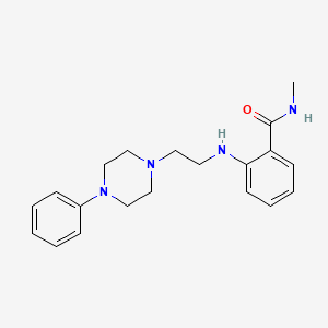 Benzamide, N-methyl-2-((2-(4-phenyl-1-piperazinyl)ethyl)amino)-