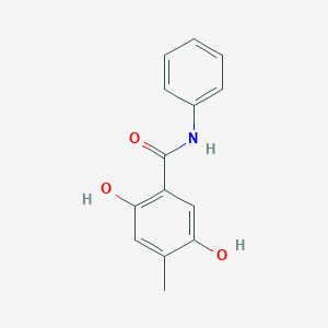 2,5-Dihydroxy-4-methyl-N-phenylbenzamide