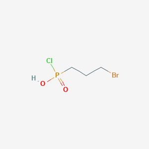 (3-Bromopropyl)phosphonochloridic acid