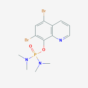 5,7-Dibromoquinolin-8-yl N,N,N',N'-tetramethylphosphorodiamidate