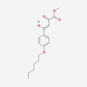 molecular formula C17H22O5 B15444764 Methyl 4-[4-(hexyloxy)phenyl]-4-hydroxy-2-oxobut-3-enoate CAS No. 63913-11-1