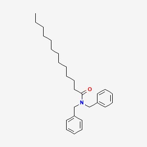 molecular formula C27H39NO B15444776 N,N-Dibenzyltridecanamide CAS No. 63252-31-3