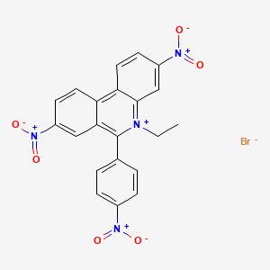 5-Ethyl-3,8-dinitro-6-(4-nitrophenyl)phenanthridin-5-ium bromide