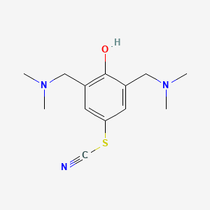 3,5-Bis((dimethylamino)methyl)-4-hydroxyphenylthiocyanate