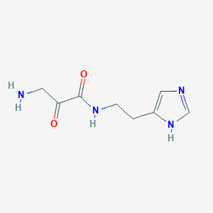 molecular formula C8H12N4O2 B15444832 3-amino-N-[2-(1H-imidazol-5-yl)ethyl]-2-oxopropanamide CAS No. 64691-69-6