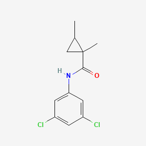 molecular formula C12H13Cl2NO B15444846 N-(3,5-Dichlorophenyl)-1,2-dimethylcyclopropane-1-carboxamide CAS No. 65524-42-7