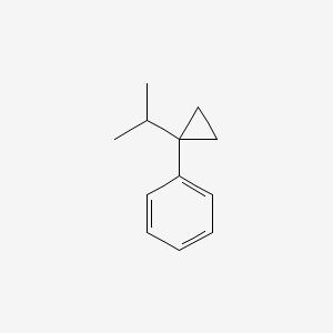 molecular formula C12H16 B15444851 Benzene, (1-(1-methylethyl)cyclopropyl)- CAS No. 63339-99-1