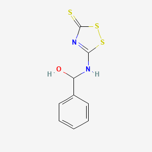 5-{[Hydroxy(phenyl)methyl]amino}-3H-1,2,4-dithiazole-3-thione