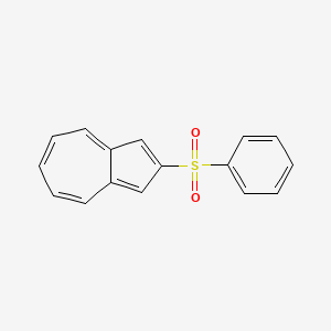 molecular formula C16H12O2S B15444870 2-(Benzenesulfonyl)azulene CAS No. 64897-04-7