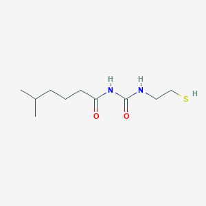 molecular formula C10H20N2O2S B15444879 5-Methyl-N-[(2-sulfanylethyl)carbamoyl]hexanamide CAS No. 64847-69-4