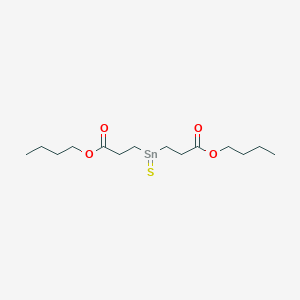 molecular formula C14H26O4SSn B15444911 Dibutyl 3,3'-(sulfanylidenestannanediyl)dipropanoate CAS No. 63389-59-3