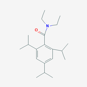 molecular formula C20H33NO B15444955 N,N-Diethyl-2,4,6-tri(propan-2-yl)benzamide CAS No. 64712-52-3