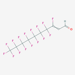 3,4,4,5,5,6,6,7,7,8,8,9,9,10,10,10-Hexadecafluorodec-2-enal