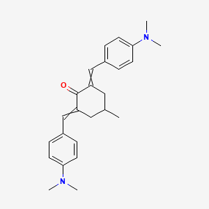 Cyclohexanone, 2,6-bis[[4-(dimethylamino)phenyl]methylene]-4-methyl-