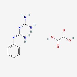 1-(Diaminomethylidene)-2-phenylguanidine;oxalic acid