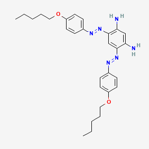 4,6-Bis[(4-pentoxyphenyl)diazenyl]benzene-1,3-diamine