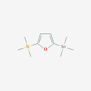 Trimethyl[5-(trimethylstannyl)furan-2-yl]silane