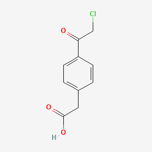 [4-(Chloroacetyl)phenyl]acetic acid