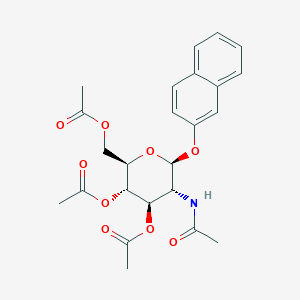 molecular formula C24H27NO9 B154455 2-萘基 2-乙酰氨基-3,4,6-三-O-乙酰基-2-脱氧-β-D-吡喃葡萄糖苷 CAS No. 131531-80-1