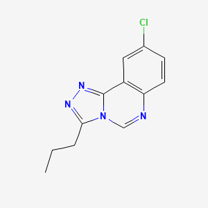 9-Chloro-3-propyl[1,2,4]triazolo[4,3-c]quinazoline