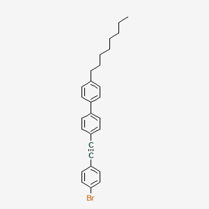 4-[(4-Bromophenyl)ethynyl]-4'-octyl-1,1'-biphenyl