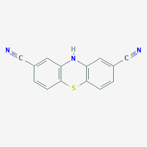 10H-Phenothiazine-2,8-dicarbonitrile