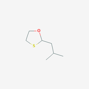 B15446483 2-Isobutyl-1,3-oxothiolane CAS No. 63874-84-0