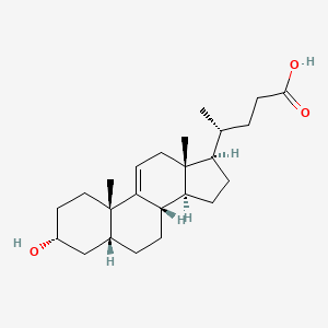 3alpha-Hydroxy-5beta-chol-9(11)-en-24-oic Acid