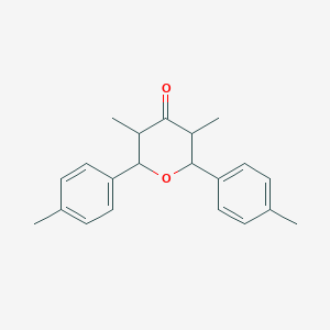 3,5-Dimethyl-2,6-bis(4-methylphenyl)oxan-4-one