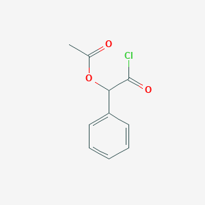 B154471 2-Chloro-2-oxo-1-phenylethyl acetate CAS No. 1638-63-7