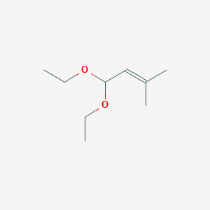 molecular formula C9H18O2 B154476 1,1-二乙氧基-3-甲基-2-丁烯 CAS No. 1740-74-5