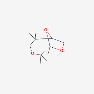 2,2,5,5,6-Pentamethyl-4,7,9-trioxabicyclo[4.2.1]nonane