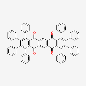 1,2,3,4,8,9,10,11-Octaphenylpentacene-5,7,12,14-tetrone