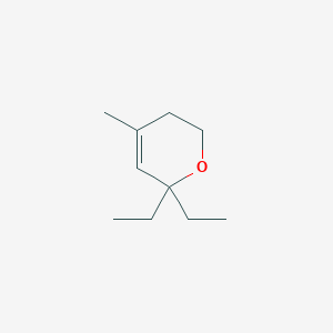 6,6-Diethyl-4-methyl-3,6-dihydro-2H-pyran