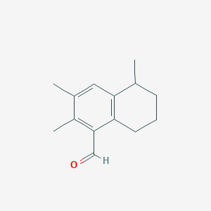 2,3,5-Trimethyl-5,6,7,8-tetrahydronaphthalene-1-carbaldehyde