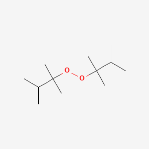 molecular formula C12H26O2 B15447745 2-[(2,3-Dimethylbutan-2-yl)peroxy]-2,3-dimethylbutane CAS No. 62696-01-9