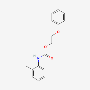 molecular formula C16H17NO3 B15447749 2-Phenoxyethyl (2-methylphenyl)carbamate CAS No. 62643-87-2